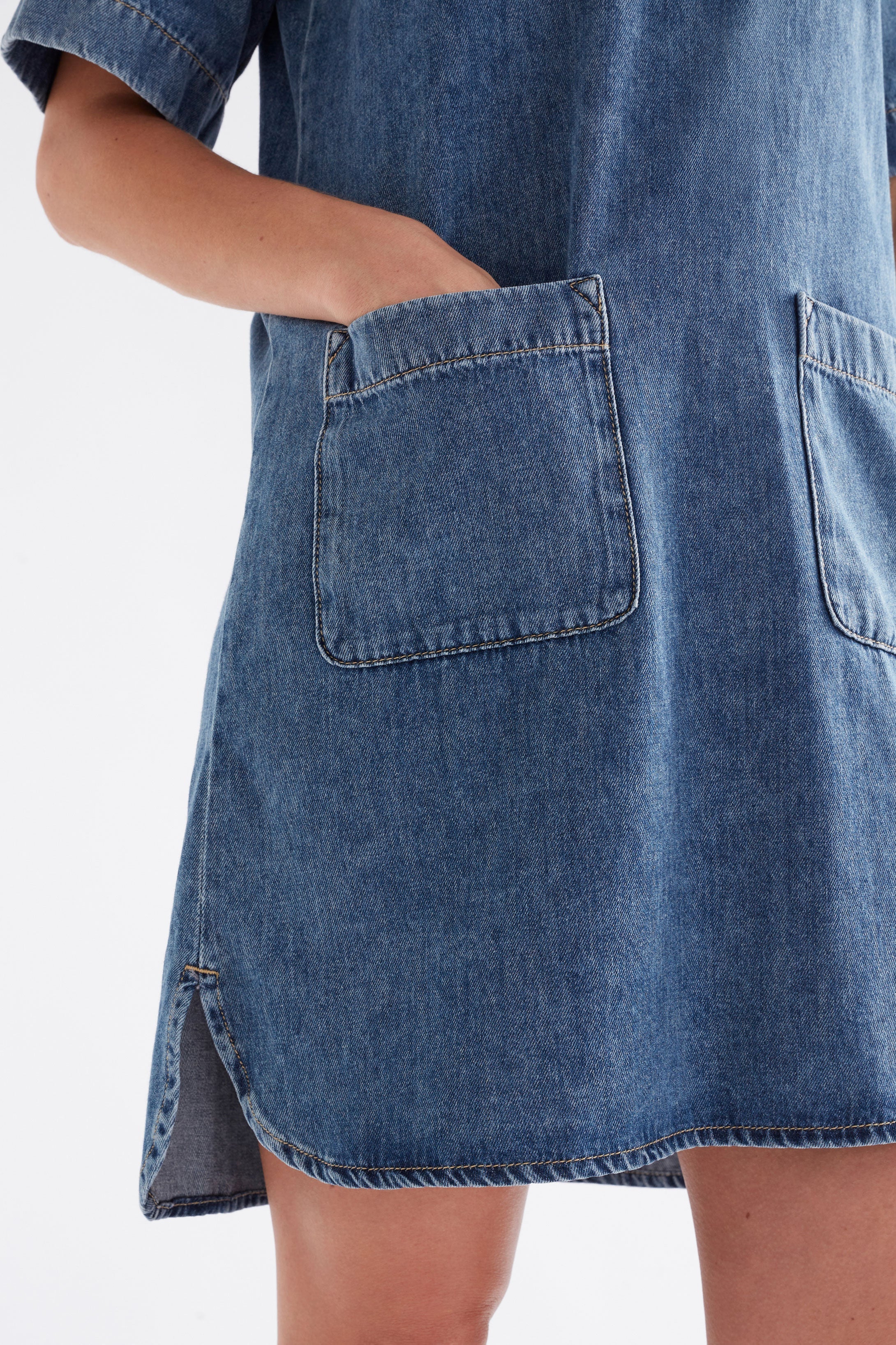 Rittra Denim Dress - Image 3